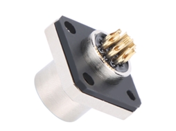Laxiscreed Conector Impermeável De 8 Pinos Com Flange Quadrada Para Conexões Seguras