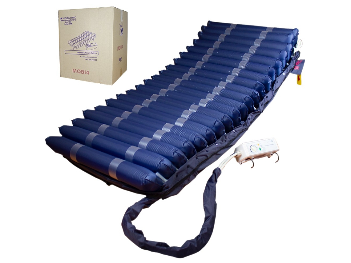 Colchão Anti-decúbito com motor de compressão Mobiclinic para úlceras de pressão de grau I II III e IV 20 células de ar Nylon TPU Mobi 4
