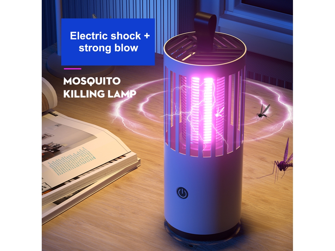 2026 lâmpada Matamoscas Elétrica Portátil para Casa, Interior e Exterior, Matador de Mosquitos e Armadilha para Moscas