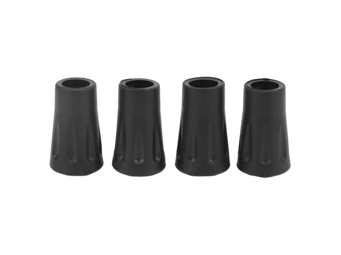 Pés de Borracha para Bastões de Trekking 12mm 4pcs