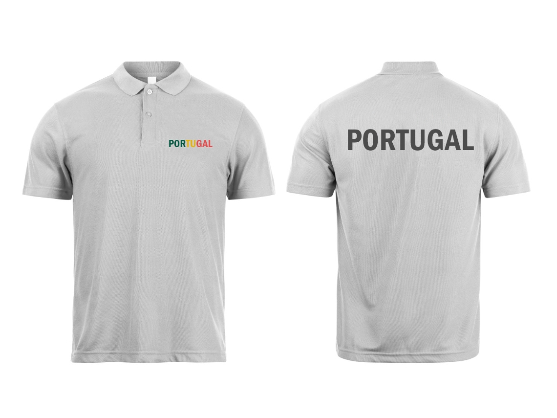 Polo TOPBRANDS Portugal Fanático Branco (XL)