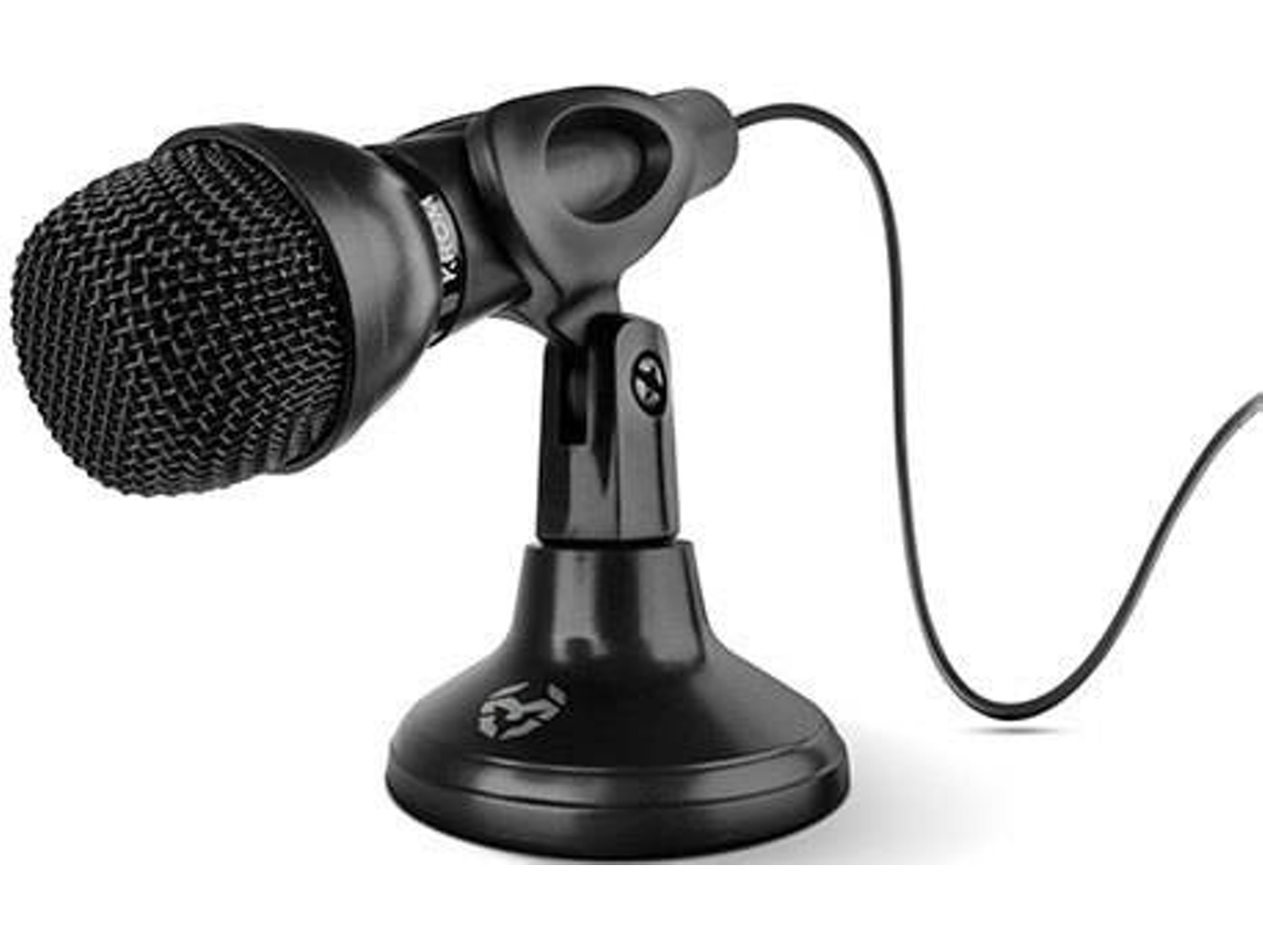 Microfone KROM (Com fios - 100 - 10000 Hz)