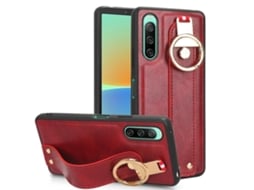 Capa De Celular Com Pulseira De Couro