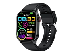Smartwatch 2.04 Polegadas Monitoramento de Oxigênio Verdadeiro Sem Sangramento por Infravermelho Tela Amoled Monitoramento de Saúde À Prova Dágua Bestvite
