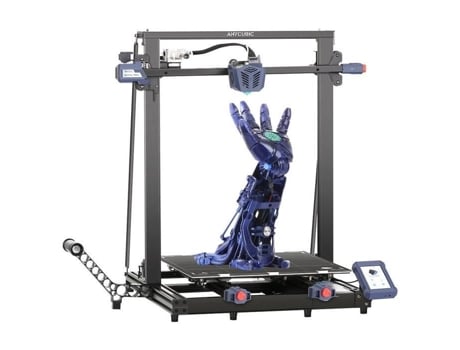 Impressora 3D Anycubic Kobra Max, nivelamento automático, motores de passo, tela de 4,3 polegadas, tamanho de impressão 450x400x400mm