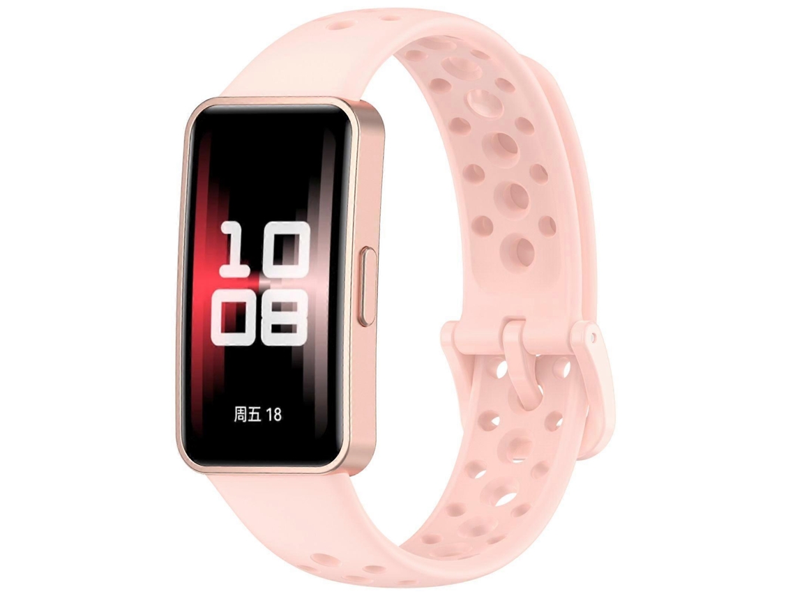 Pulseira De Silicone Respirável Com Furos Xdfind Para Huawei Band 10 / 9 / 8