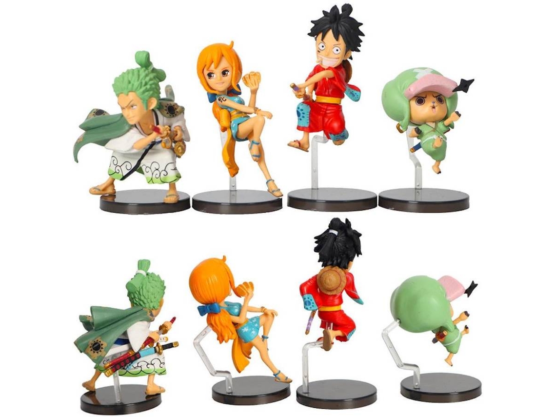 Conjunto de Figuras OEM One Piece: Wafuku (4 unidades - 4 - 7 cm)