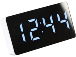 Despertador Digital Led Para Carro, Textura Plástica, Ideal Para Carros, Quartos Ou Viagens