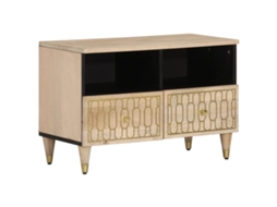 Tv Cabinet, Tv Cabinets Vidaxl Marrom Madeira (n/a)
