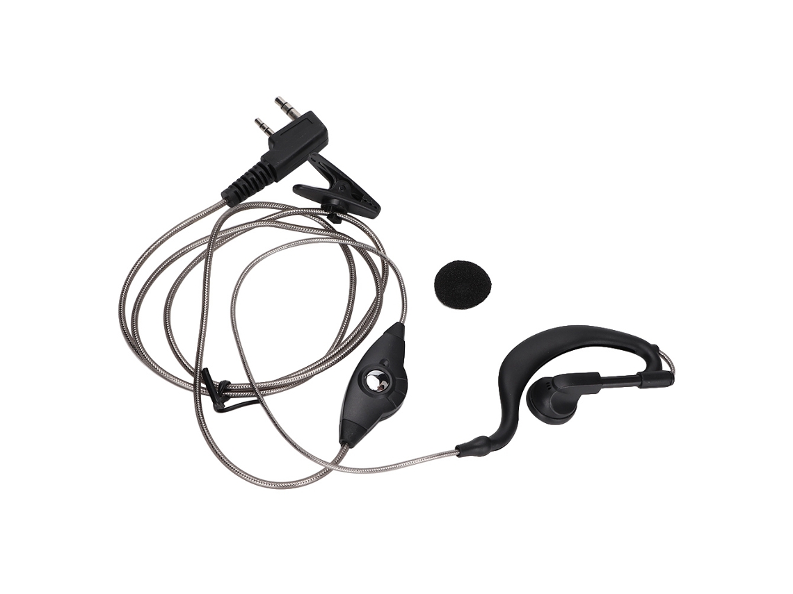 Fone De Ouvido Intra Auricular Com Microfone Para Rádio Geral