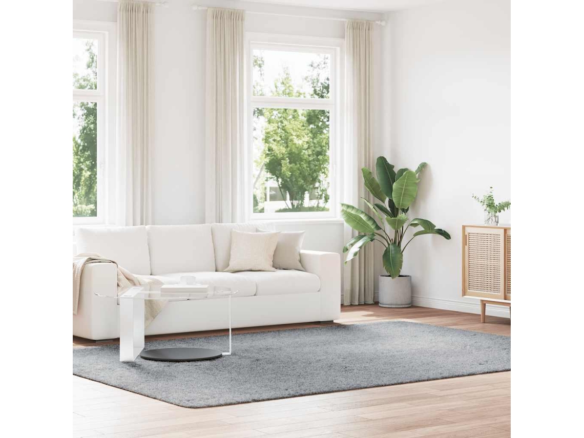 Vidaxl Tapete Shaggy De Pelo Alto Navarra 240x340 Cm Cinzento-claro