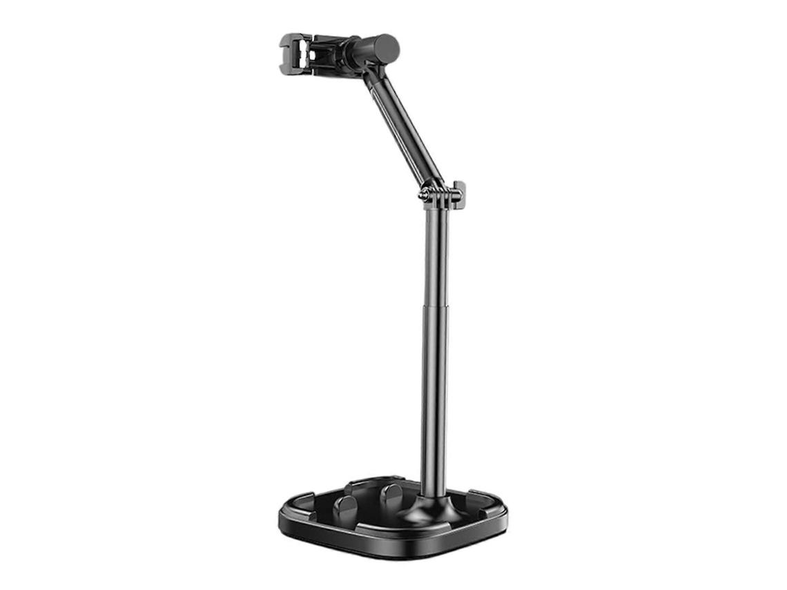 Suporte Ajustável 24-36cm Para Celular E Tablet, Clamp Seguro, Ângulo Flexível Para Streaming, Videochamadas E Leitura