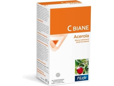 Suplemento Alimentar PILEJE C Biane (60 comprimidos mastigáveis)