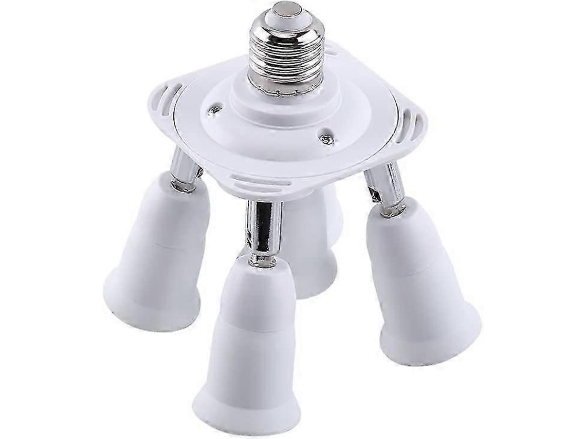 Adaptador Divisor De Soquete E27 5 Em 1, Adaptador Conversor De Soquete Para Lâmpadas Led E27 Hengjian
