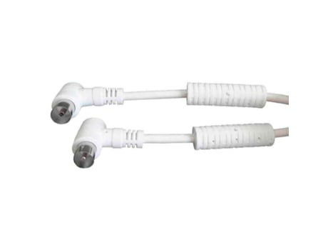 PROLONGADOR TV/VIDEO CURVO COM FILTRO 9,5MM 1,5M EMB. BRANCO