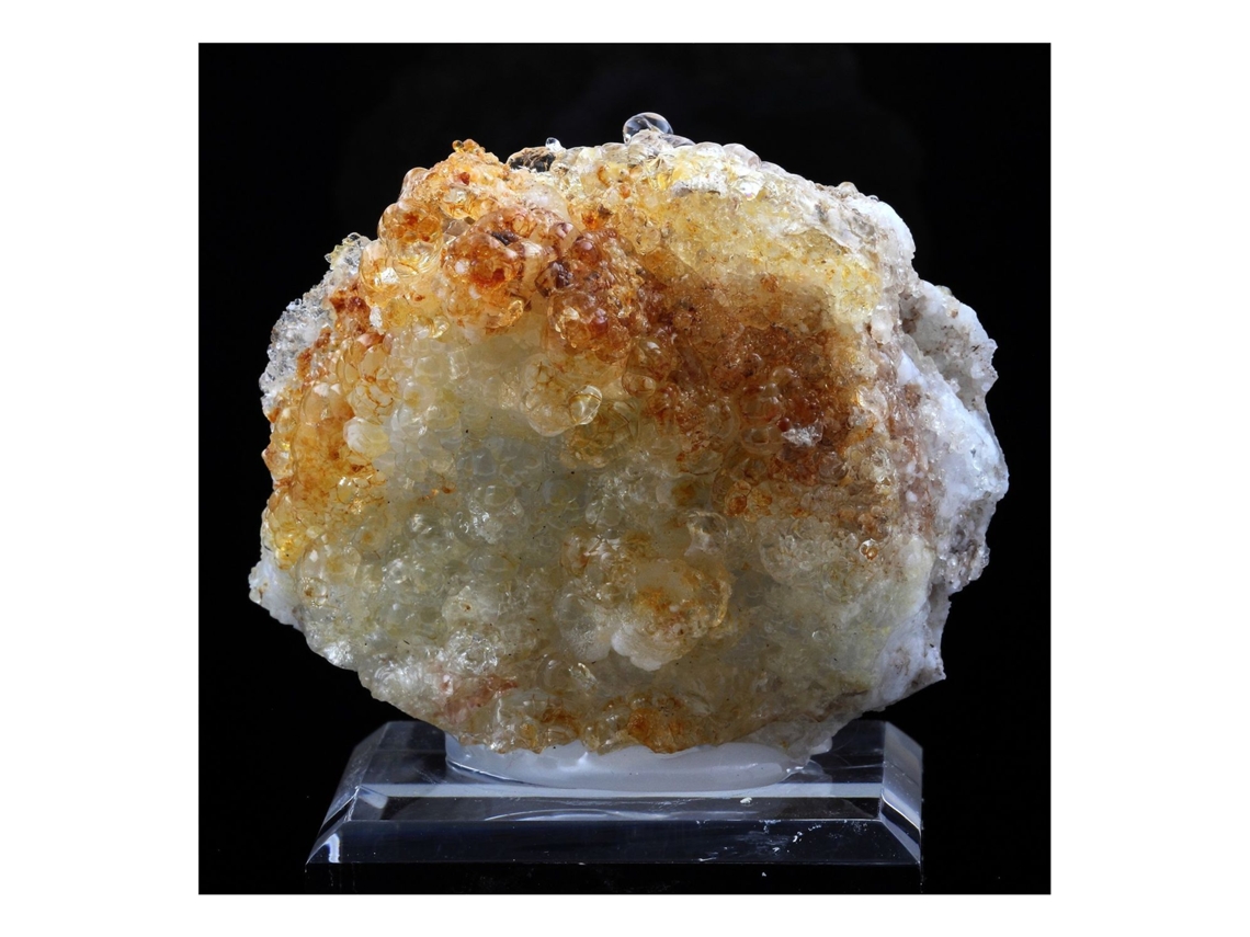 Opal Hyalite Pedra Natural Do México San Luis Potosí Cristal de Sílica Fluorescente Raro 732 0 Ct Certificado de Autenticidade TRENDYFLAIR