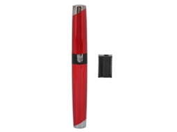 2026 depiladora Eléctrica Recargable para Cejas Y Vello Facial, Diseño de Lápiz Labial Rojo, Depilador Y Trimmer