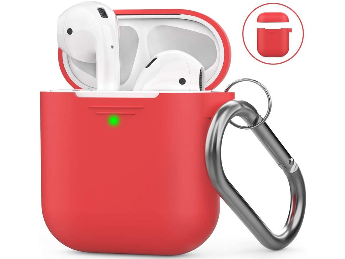 Capa De Silicone Para Airpods Compatível Com Apple Airpods 2 E 1
