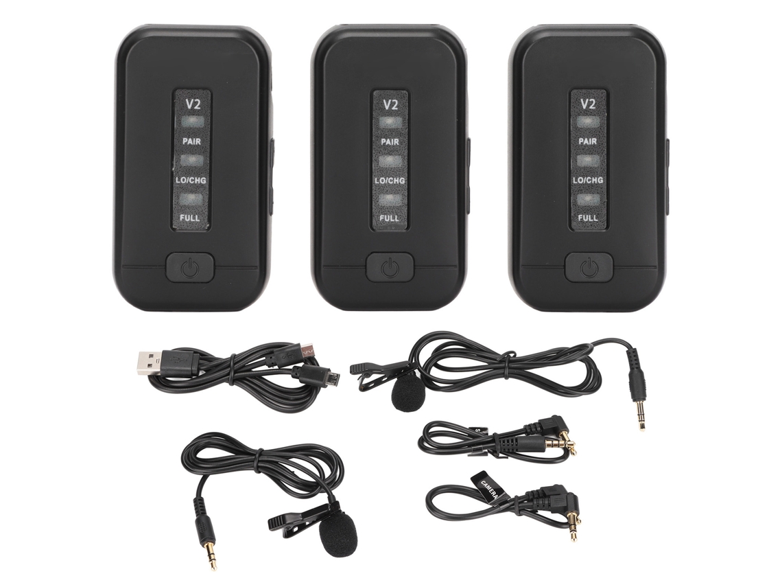 Sistema de Microfone Lavalier Sem Fio LAXISCREED