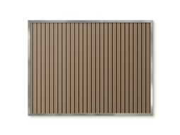 Quadro de vidro magnético com lava vulcânica para o hall Espelharte (80x60 cm)