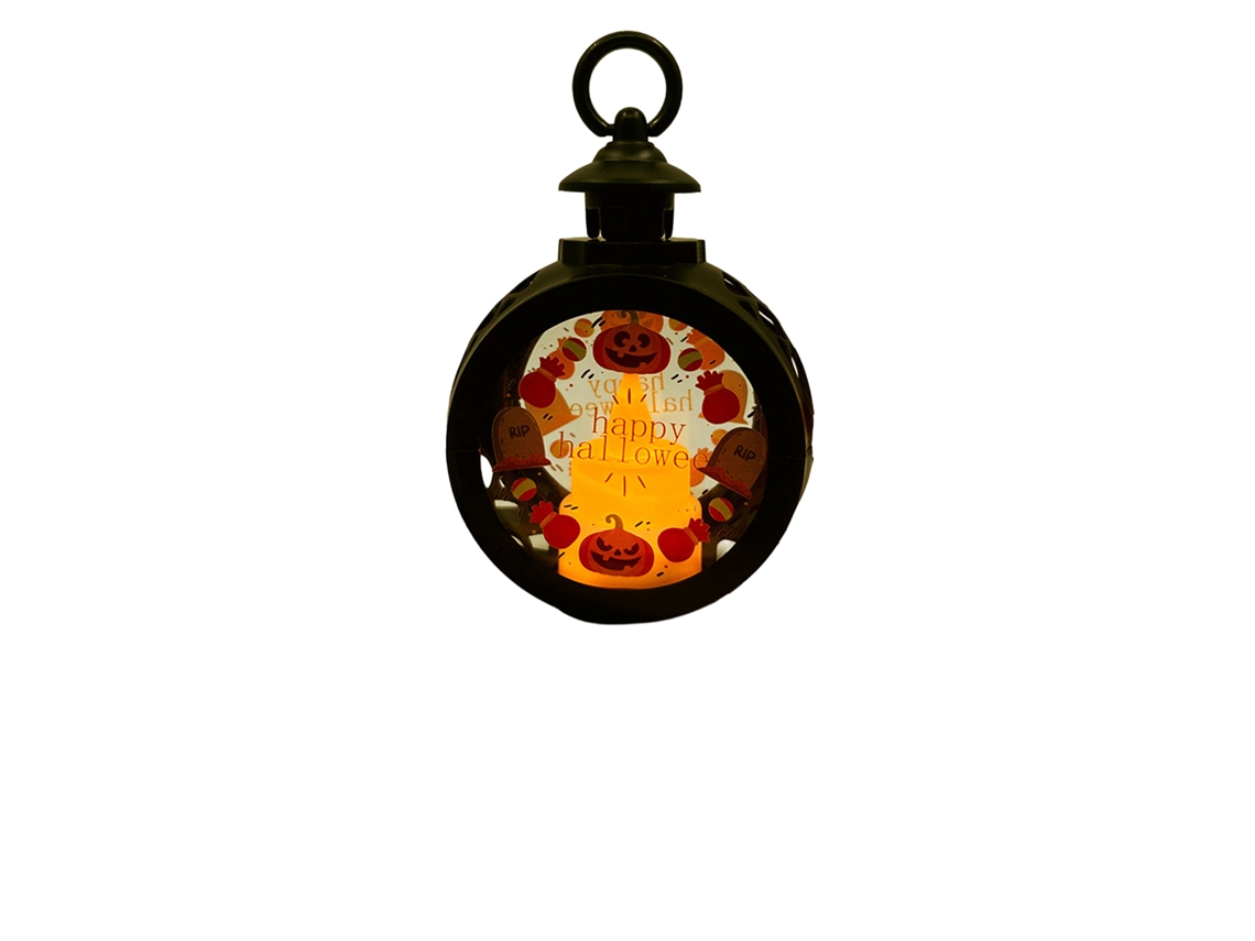 Laxiscreed Vela De Abóbora De Halloween Com Iluminação Infantil Para Decoração De Disco De Medo