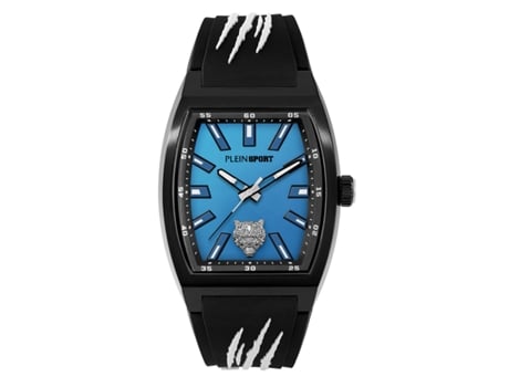 Relógio Homem Plein Sport Gaze 40mm 40,00 Mm Bracelete De Silicone Cor Da Bracelete Preto À Prova De Água 5 Bar Philipp Plein Sport