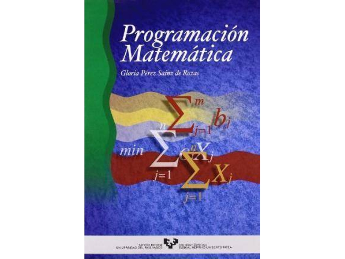 Livro Programación Matemática de Gloria Pérez Sáinz de Rozas (Espanhol)