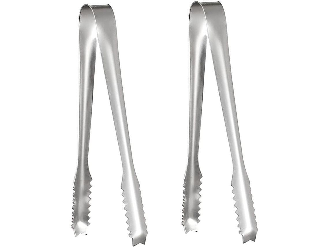 2 Palitos De Gelo De Aço Inoxidável E Pinça Para Doces, Aço Inoxidável