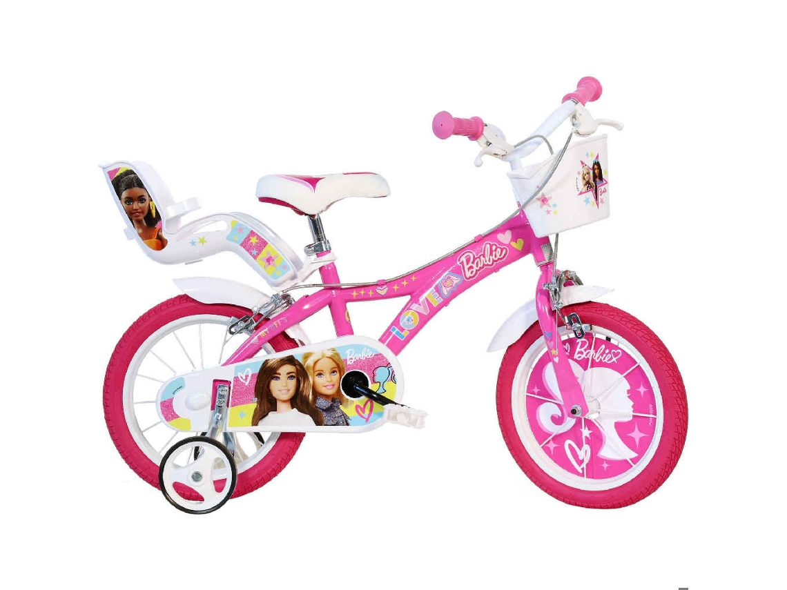 Bicicleta Criança 16'' 5-7 Anos Barbie DINO BIKES 1 un