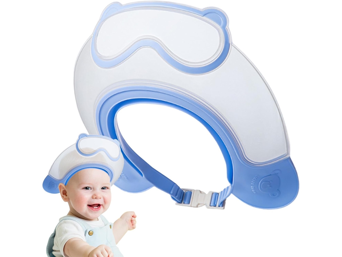 Touca De Banho Para Bebês Impermeável E Ajustável Acessórios Lavar O Cabelo, Para Meninos E Meninas Bacia De Viagem Uso