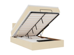 Ottoman Bed, Ottoman Beds Vidaxl Creme Tecido (120 X 190 Cm)