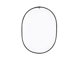 Lurelia Refletor Fotográfico 5 Em 1 Dobrável Portátil Dourado Branco Preto