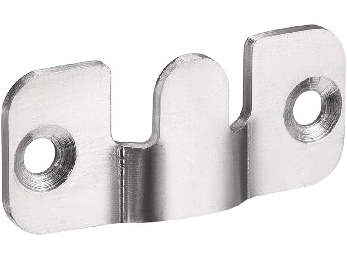 Gancho para Moldura de Fotos com Encaixe Embutido, 43x19mm, Clipe para Pend. em Aço Inoxidável CHABERLU