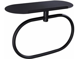 Suporte De Toalha Parede Em Aço Com Argolas E Estrutura Reforçada, Resistente À Erosão E Durável, Ideal Para Banheiro