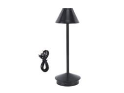 Luminária de Mesa Sem Fio, Estilo Moderno, em Ferro Forjado, com 3 Cores de Led CHABERLU