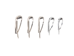 Kit Reparo Anel Vara Pesca 5 Tamanhos Cerâmica Metal