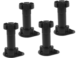Conjunto De 4 Pés Ajustáveis Para Móveis, Incluindo Sofás, Armários E Mesas De Centro, Com Design Antiderrapante