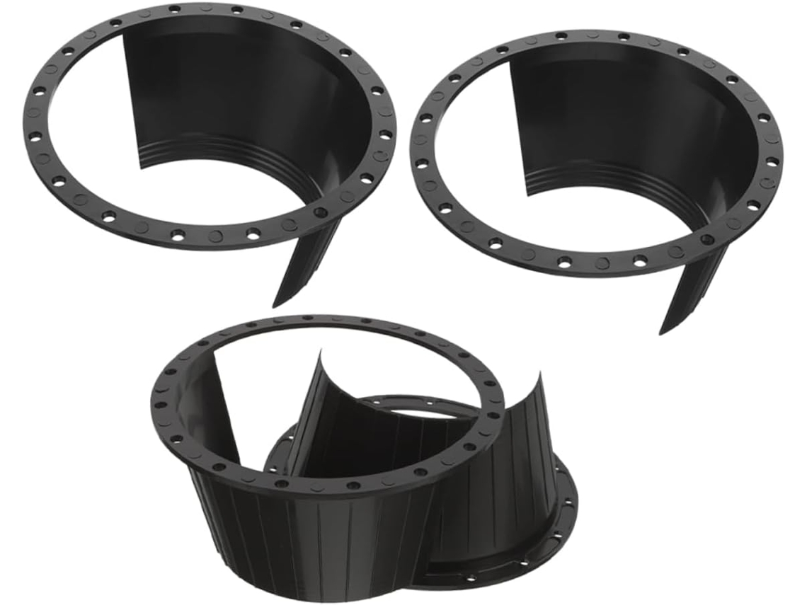 Conjunto de 4 peças de junção para alto-falantes automotivos, adaptadores e espaçadores.