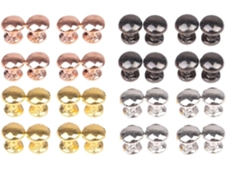 Conjunto De 50 Puxadores Em Miniatura Para Portas E Gavetas Casas Bonecas Na Escala 1 12-puxadores Redondos Metal