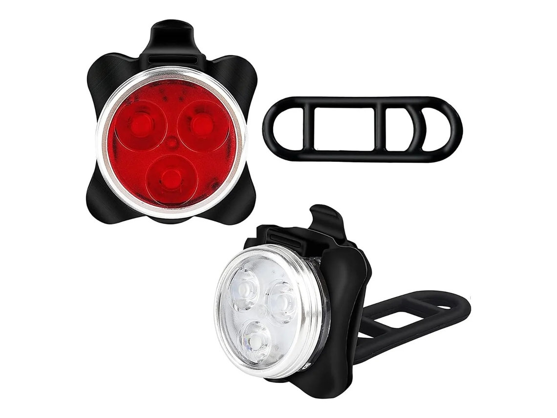 Lurelia Luz Bicicleta Recarregável E Leve - Luz De Bicicleta Dianteira E Traseira