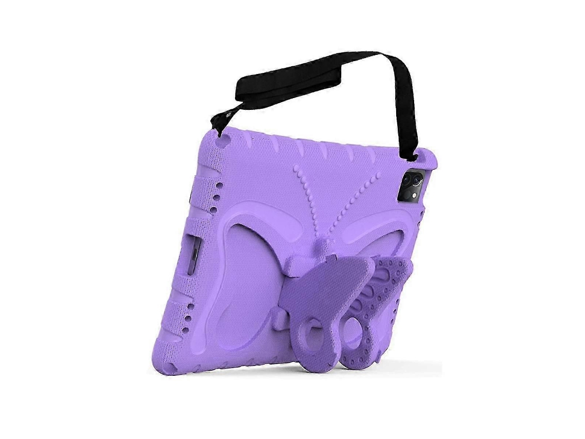 Capa Para Tablet Kids Para Pro 11 Polegadas 2024 Capa Protetora Com Suporte E Estojo Eva Cor Roxa