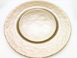 Prato Decorativo Walther-Glas Galaxie Ouro Branco 34cm