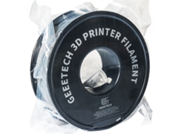 Filamento PLA para impressora 3D, cinza, Geeetech, 1,75 mm, dourado, carretel de 1 kg, material de impressão preciso para impressoras FDM.