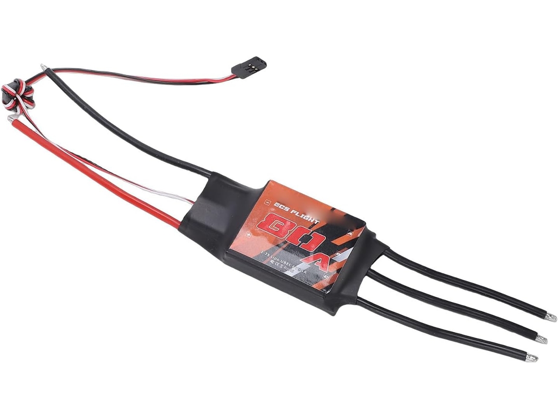 Controlador de Velocidade Eletrônico Brushless de 80a para Aeromodelos Compatível com Multirotores. SFUSHOS (esc)