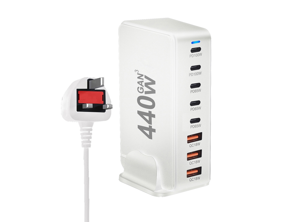 Estação de Carregamento EOOCOO (8 dispositivos, 440W)