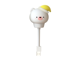 Rebe-lâmpada Led Usb Mini Flexível Para Noite, Alimentação De Bebê E Leitura Portátil