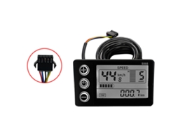 Display LCD com Plug para Bicicleta Elétrica Scooter Elétrico | S/MARCA