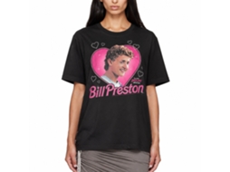 Rockinstone Bill And Ted Heartthrob Bill Black T-shirt Size:xxl