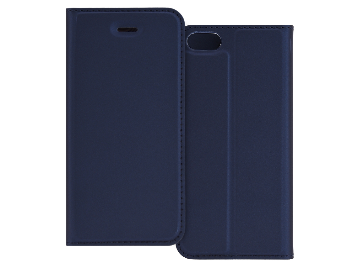 Capa para iPhone Azul Pedra Preciosa EOOCOO com Porta Cartões
