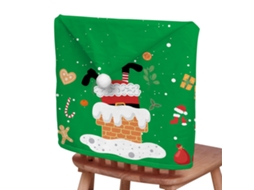 Conjunto De 4 Capas Dupla Face Laxiscreed Para Encosto De Cadeira, Ideal Para Lareira Ou Decoração Natalícia